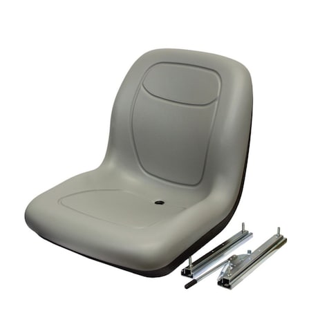 Aic Replacement Parts Gray Seat Fits New Holland LS120 LS125 LS140 LS150 LS160 LS170 LS180 LS185 LS190 KT-SEQ90-0014